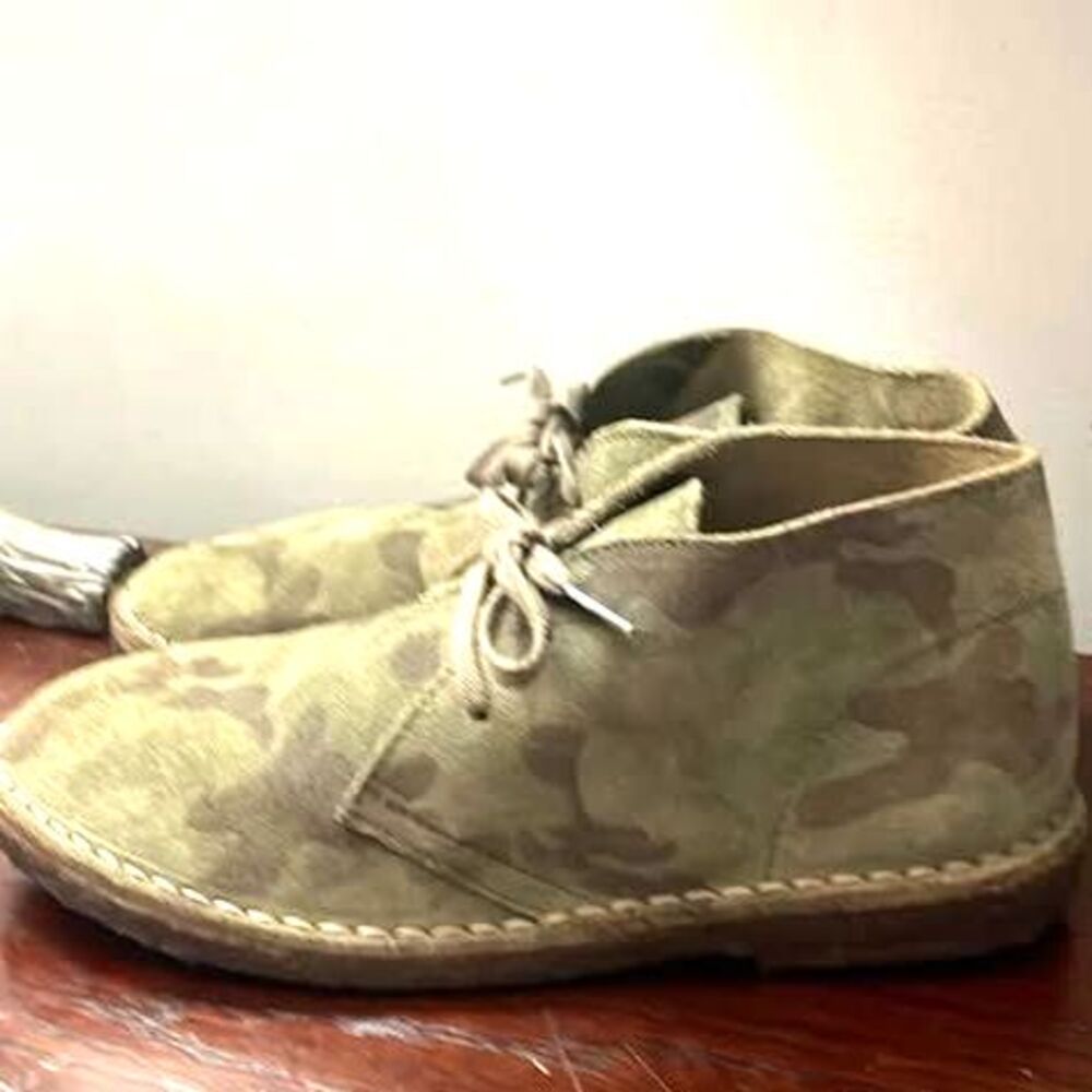 J.CREW crewcuts - MACALISTER BOY'S CAMO BOOTS Size K4